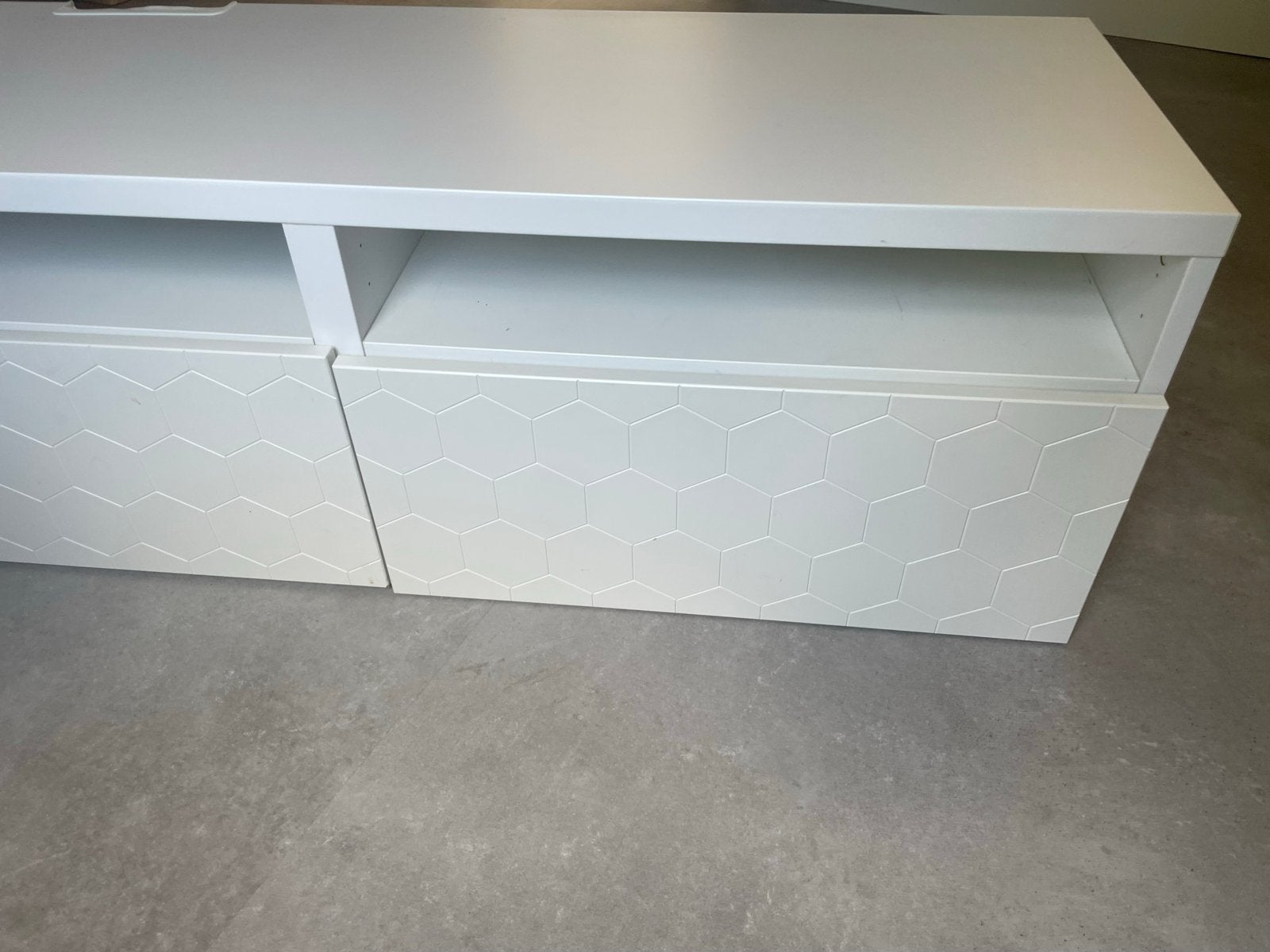 IKEA Besta TV-meubel met lades, Ophalen, Gebruikt, 100 tot 150 cm, Minder dan 100 cm