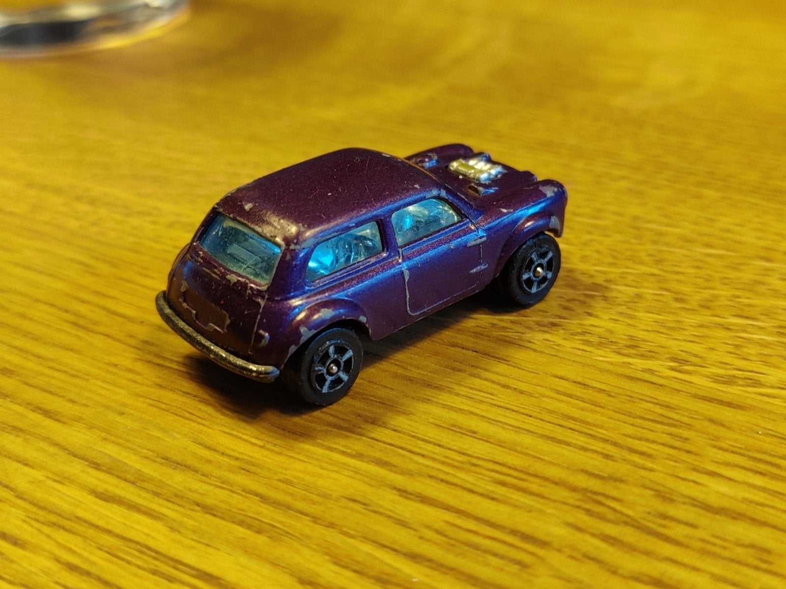 Corgi Juniors Mini Cooper S PAARS, Hobby en Vrije tijd, Modelauto's | Overige schalen, Ophalen, Zo goed als nieuw, Auto