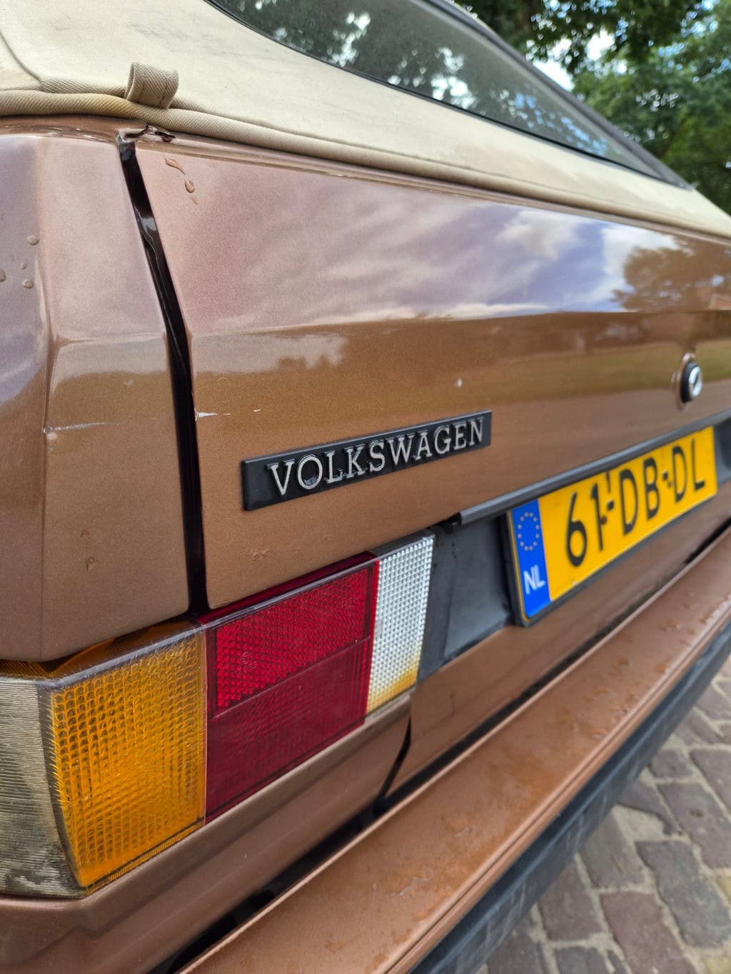 Volkswagen Golf 1, bouwjaar 1982 cabrio, barnfind nieuw apk, foto 5