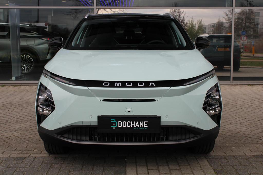 Omoda 5 EV Premium 61 kWh Aqua Green/ Black Roof, Auto's, 402 km, 204 pk, SUV of Terreinwagen, Te koop