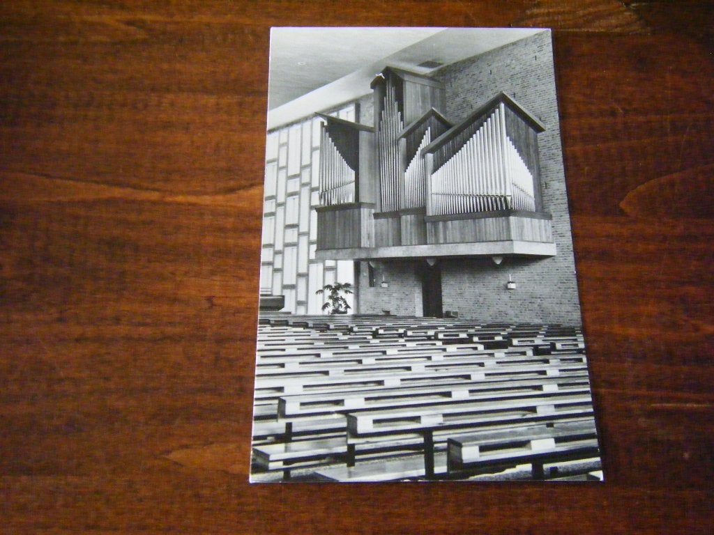 N39 - Wijchen - Orgel St Everarduskerk - Mooi/Oud, Verzamelen, Ansichtkaarten | Nederland, Ophalen of Verzenden, 1960 tot 1980