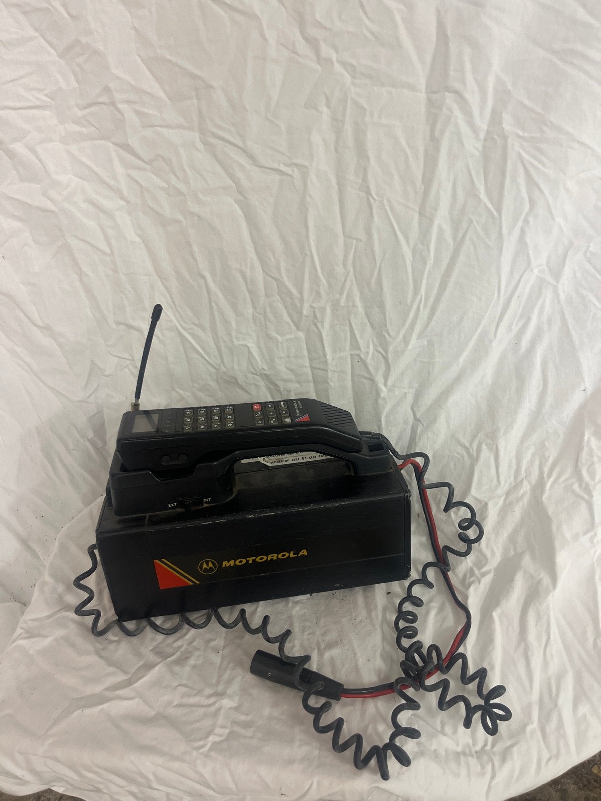 Vintage Motorola MCR 9800XL Autotelefoon - Klassieker, Ophalen, Gebruikt, Geen camera, Klassiek of Candybar