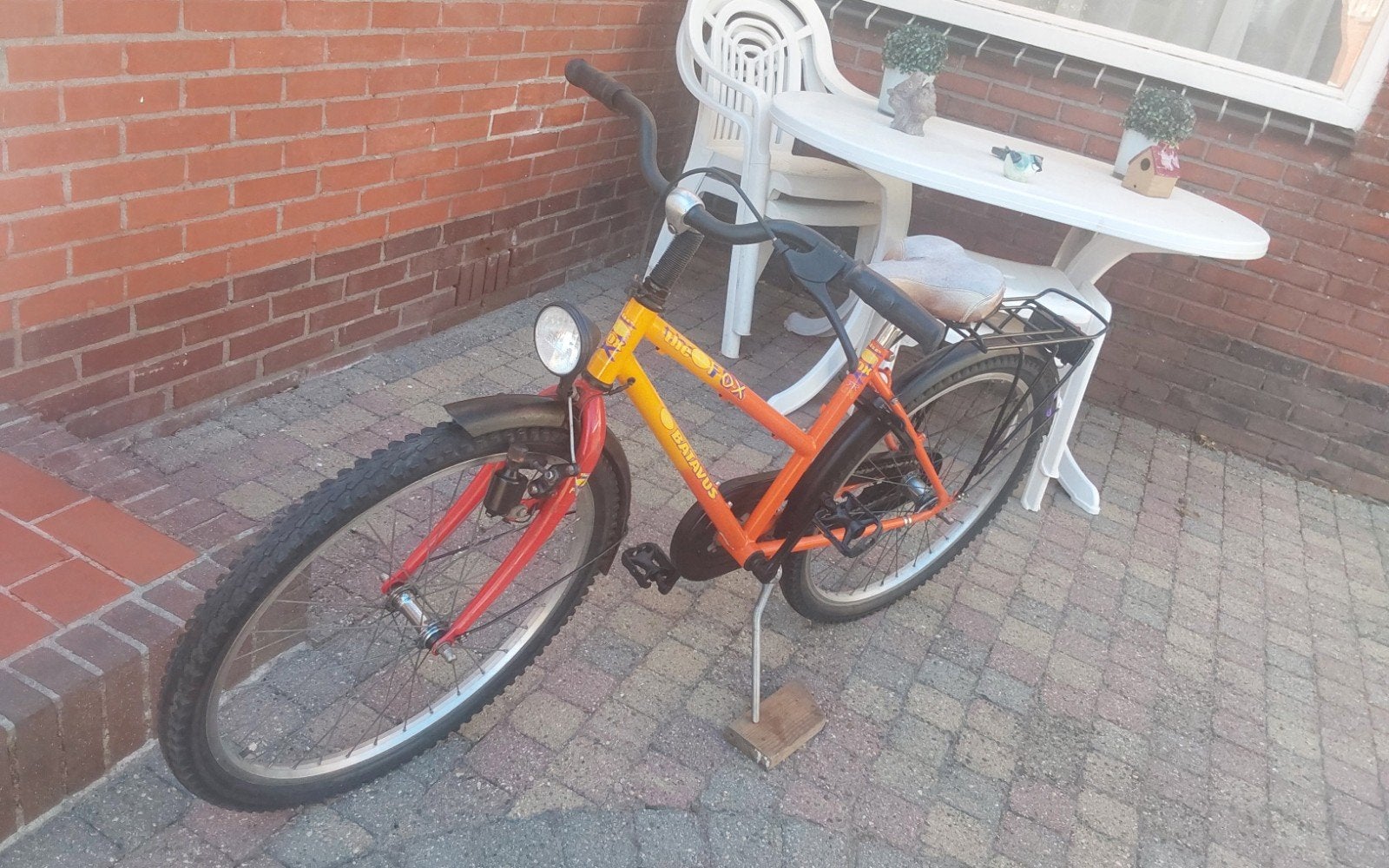 Batavus Fox jongensfiets 24 inch zie omschrijving, Fietsen en Brommers, Fietsen | Dames | Omafietsen, Ophalen, Gebruikt, Terugtraprem