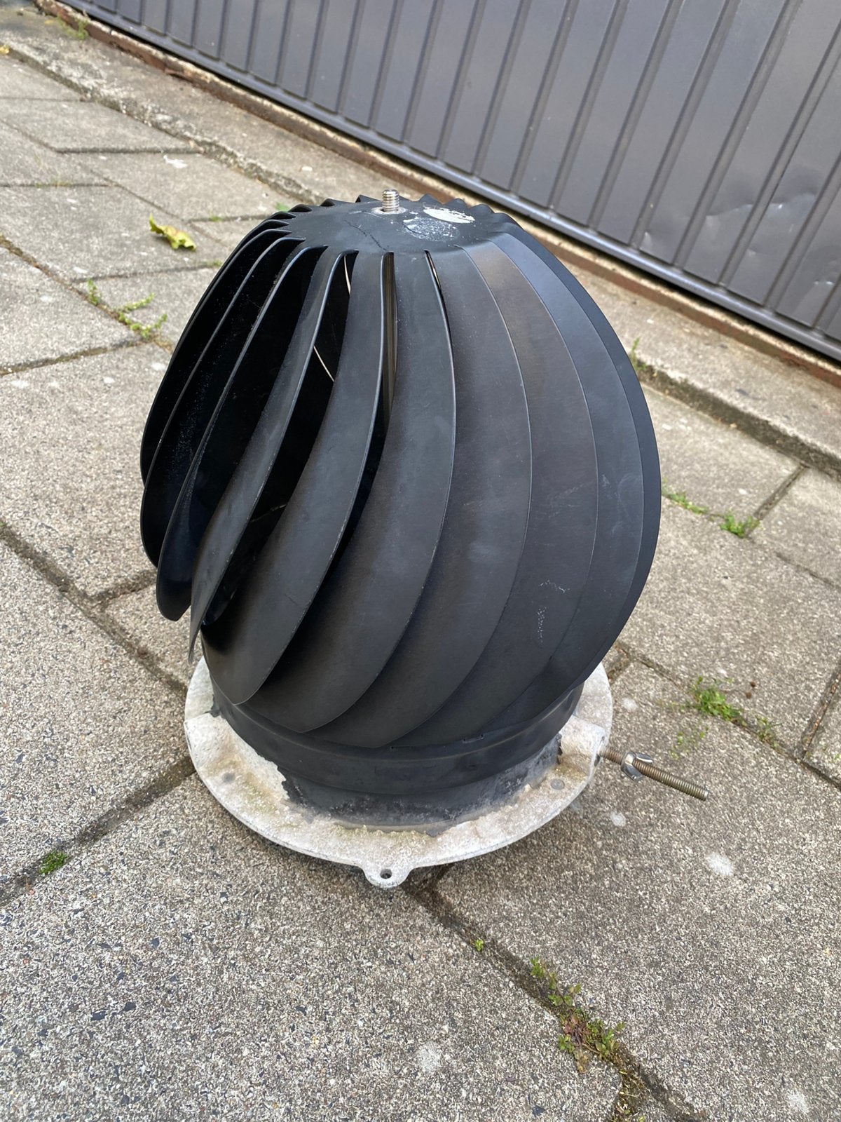 Grote metalen roterende dak ventilator, Ophalen of Verzenden, Zo goed als nieuw, Afzuiger