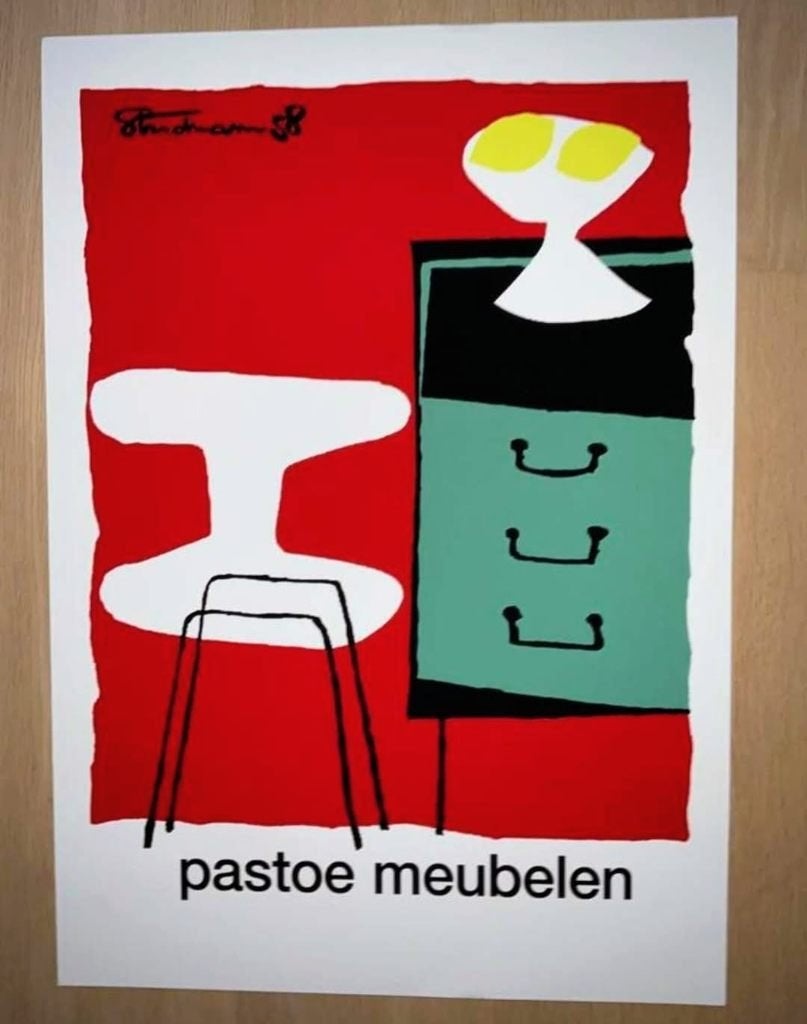 originele Pastoe poster met watermerk, Ophalen, A1 t/m A3, Film en Tv