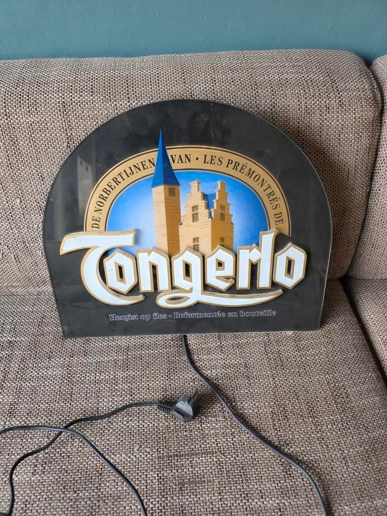 Tongerlo lichtbak reclame - Mooi werkend, goede staat, Verzamelen, Ophalen of Verzenden, Gebruikt, Overige merken