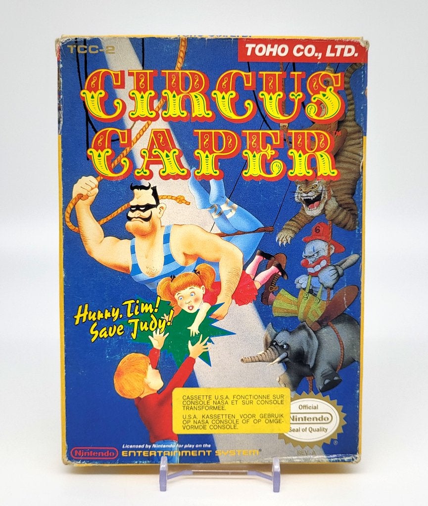 Circus Caper - Nintendo NES - USA, Spelcomputers en Games, Games | Nintendo NES, Gebruikt, Verzenden, Overige genres, 1 speler