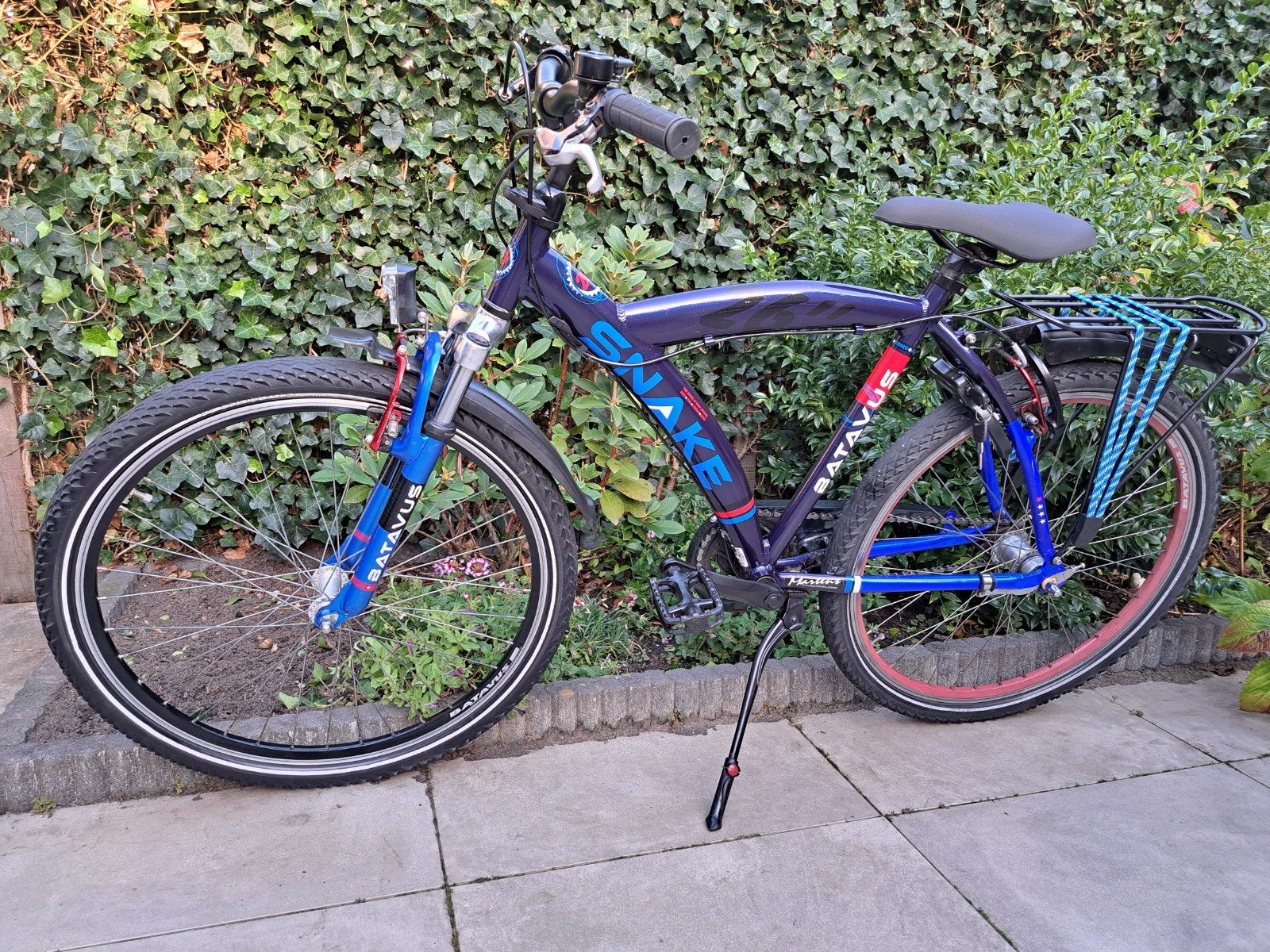 Batavus Snake 26 inch 48cm met handremmen en 3 versnellingen, Velgrem, Zo goed als nieuw, Batavus Snake, Handrem