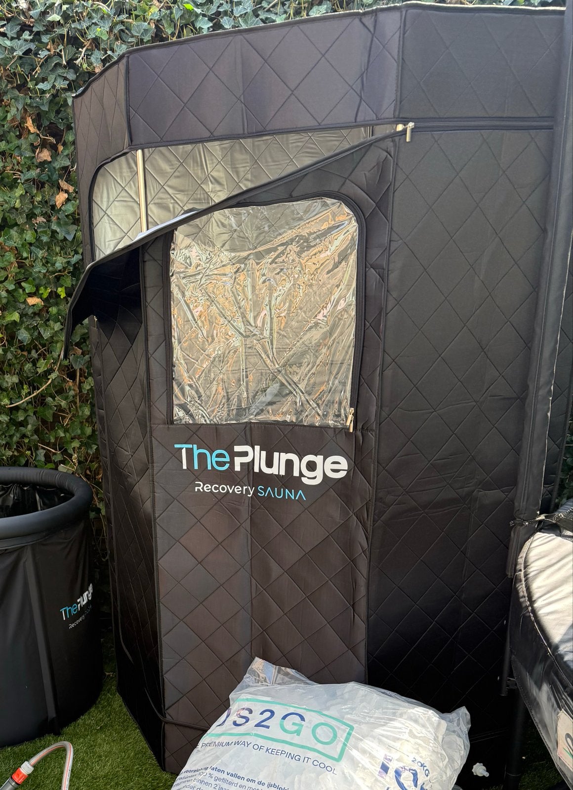 The Plunge Recovery Sauna, Ophalen, Zo goed als nieuw, Fins of Traditioneel, Complete sauna