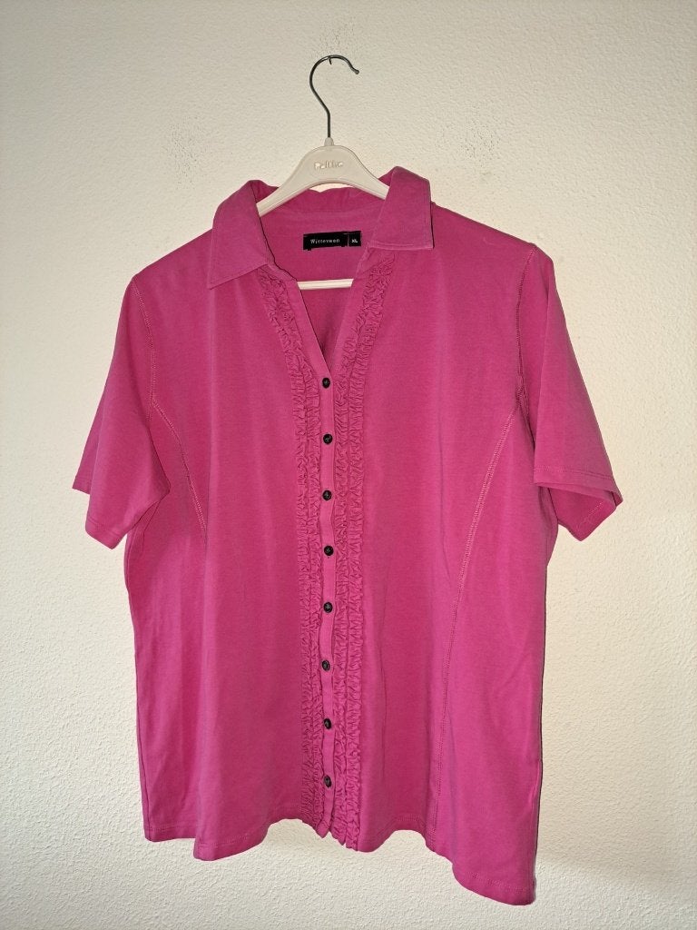 roze witteveen blouse maat XL, Kleding | Dames, Blouse of Tuniek, Ophalen of Verzenden, Zo goed als nieuw, Witteveen