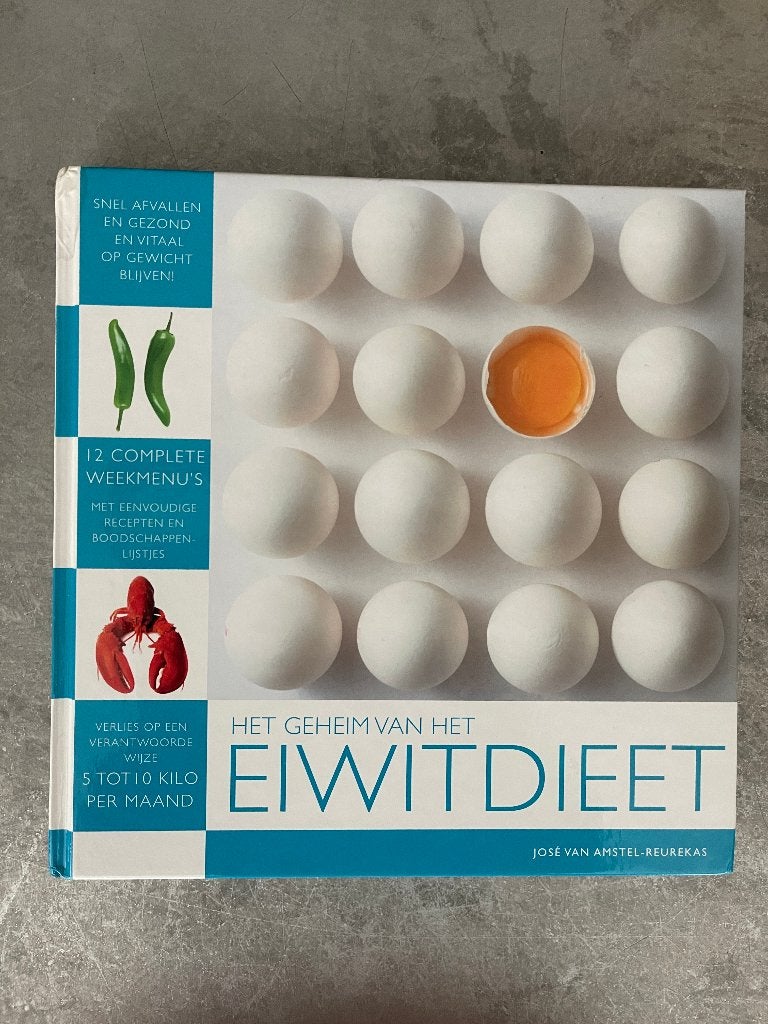 Het geheim van het eiwitdieet - José van Amstel-Reurekas, Ophalen of Verzenden, Zo goed als nieuw, Dieet en Voeding, Jose van Amstel-Reurekas
