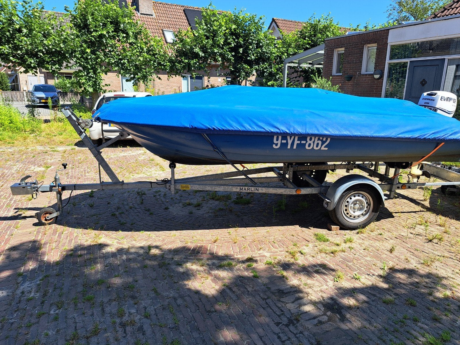 Marlin boottrailer 550kg, Ophalen, Gebruikt