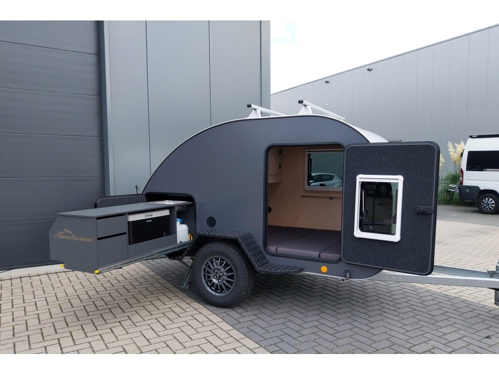 Miniatouring M22 lichtgewicht | incl. luifel, koelbox, Overige merken, Tot en met 2, Bedrijf, 500 - 750 kg