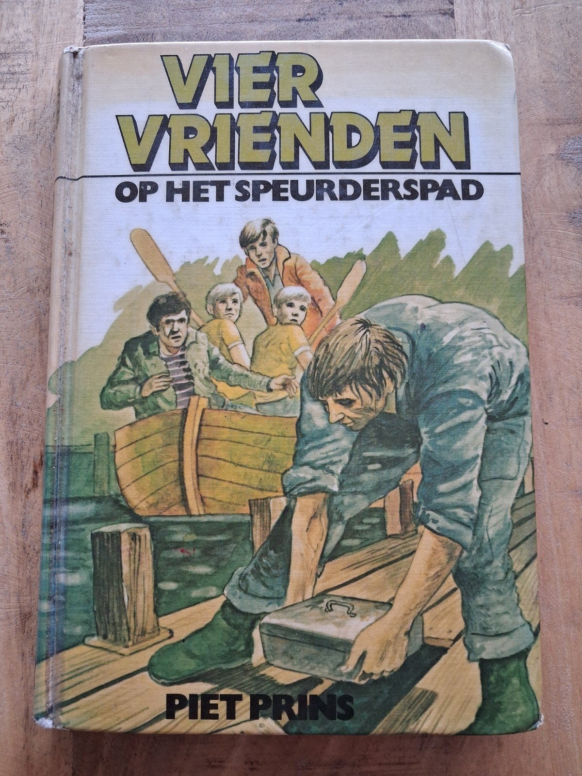 Piet Prins  - Vier vrienden op het speurderspad, Boeken, Ophalen of Verzenden, Gelezen, Piet Prins