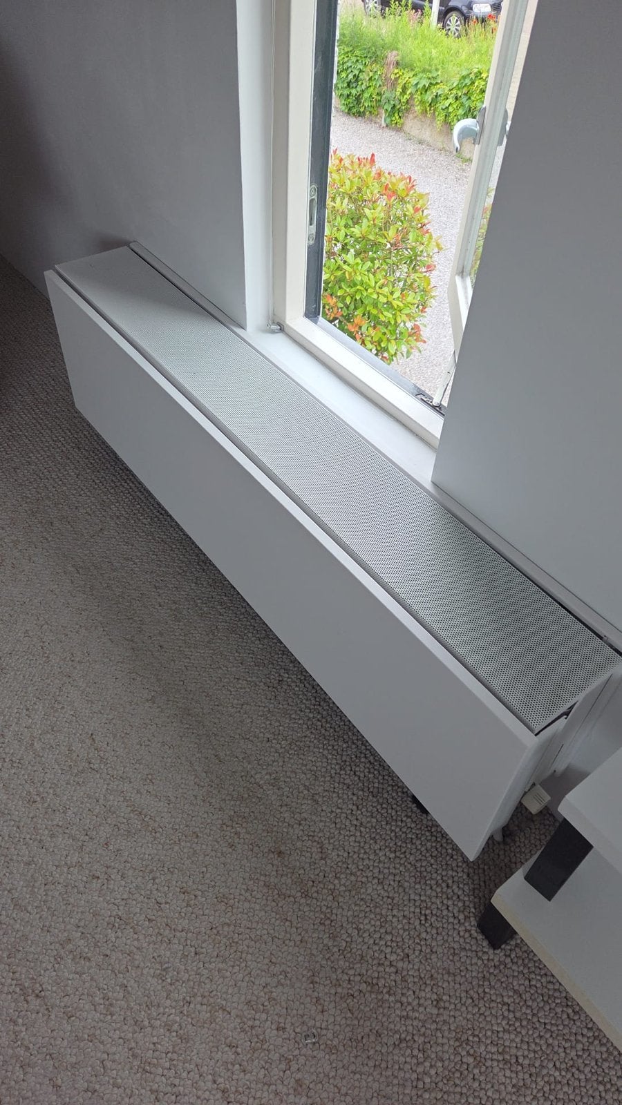 2x Jaga Tempo Convector Radiator - Wit - 140 cm, Doe-het-zelf en Verbouw, Verwarming en Radiatoren, Ophalen, 30 tot 80 cm, Gebruikt