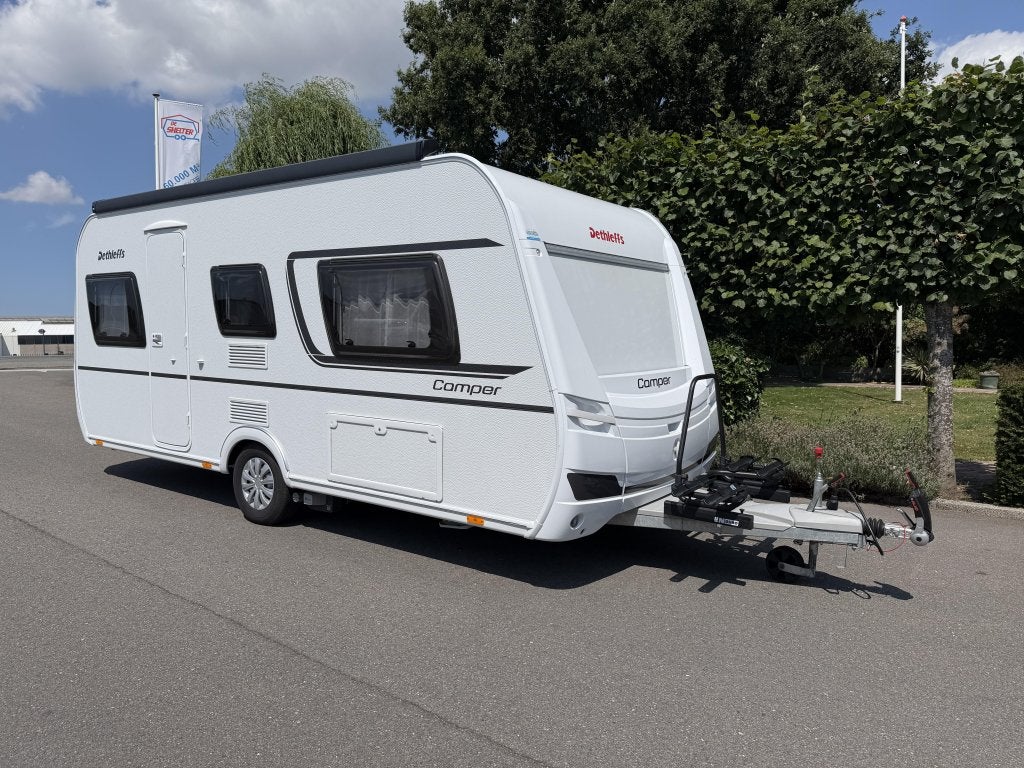 Dethleffs Camper 470 ER verkocht, Dwarsbed, Rondzit, Bedrijf, Schokbreker