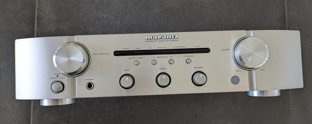 Marantz versterker PM6003  2 X 45 watt, Audio, Tv en Foto, Versterkers en Receivers, Ophalen of Verzenden, Zo goed als nieuw, Marantz