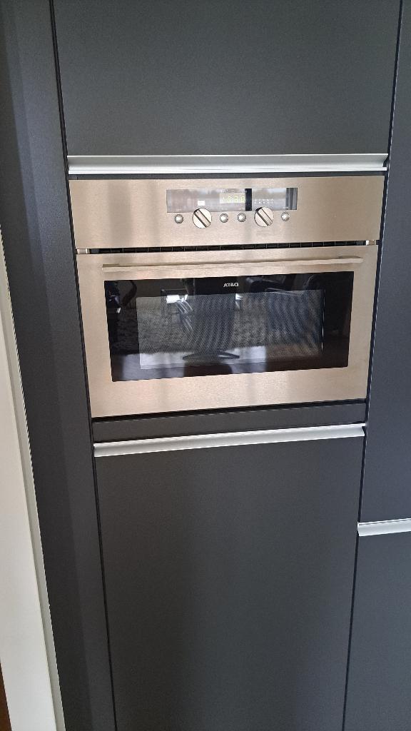 Inbouw combimagnetron 45 cm hoog, Ophalen, Minder dan 45 cm, Gebruikt, Combi-oven