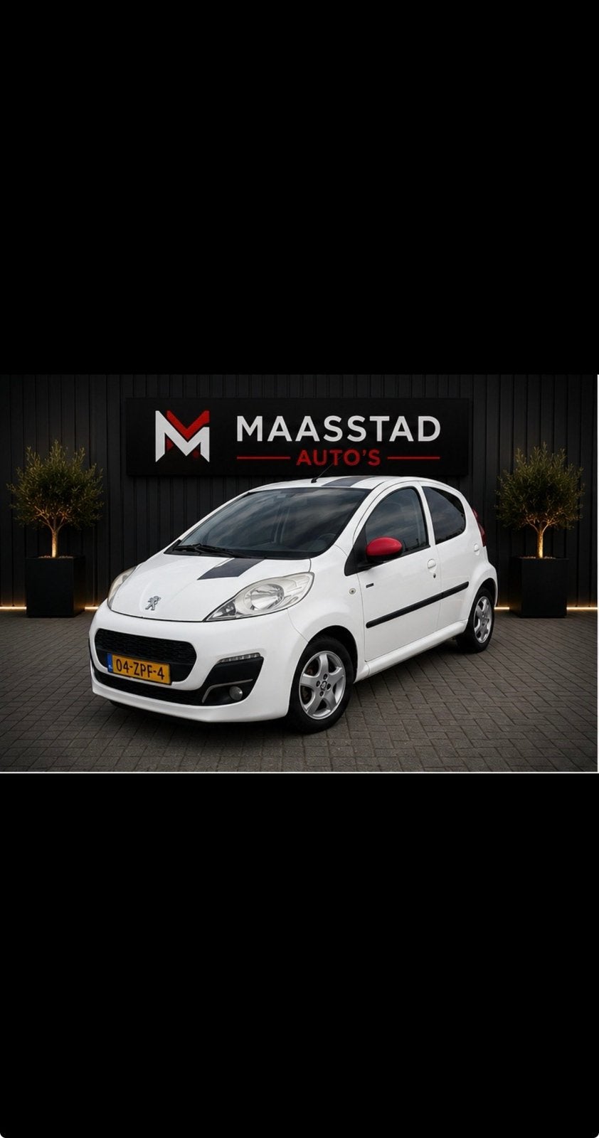 Peugeot 107 1.0 12V 5DR 2013 Wit NEW APK/NAP, Voorwielaandrijving, Start-stop-systeem, 4 stoelen, Origineel Nederlands