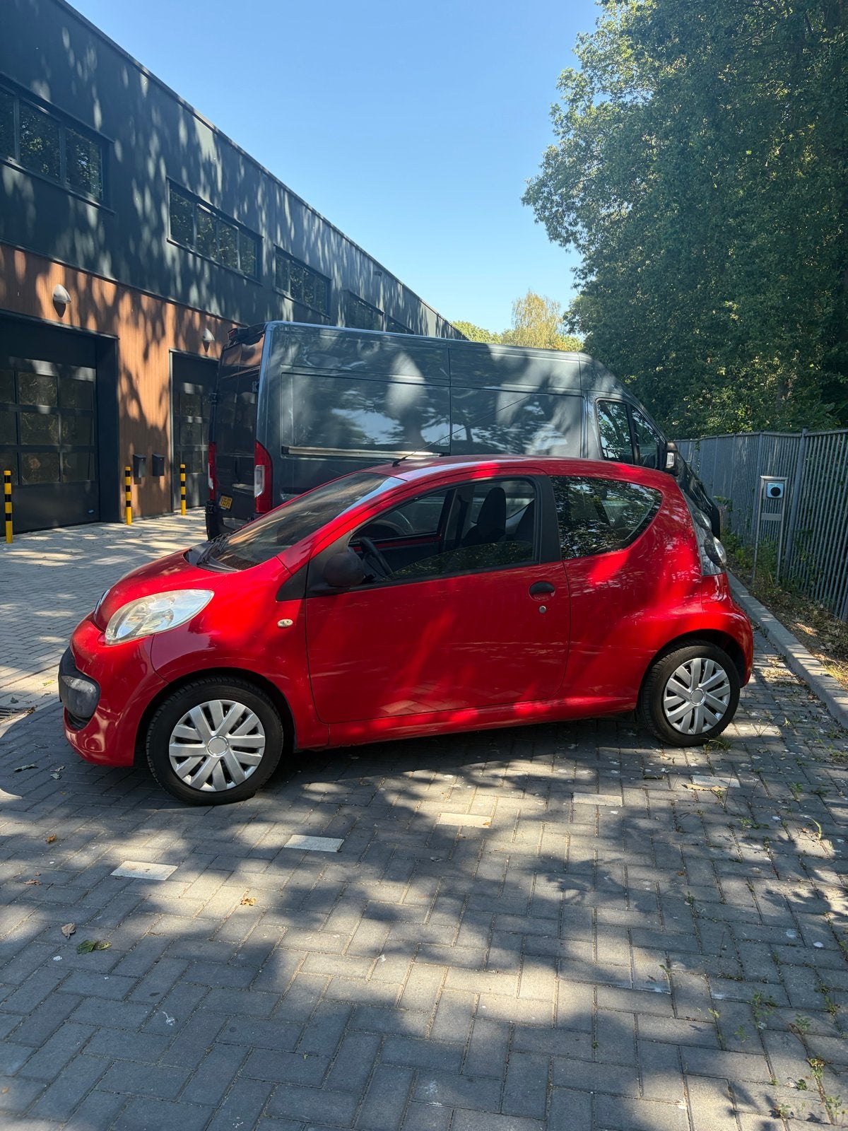 Citroën C1 1.0 3-DRS 2006 Rood met airco, Voorwielaandrijving, 765 kg, 4 stoelen, C1