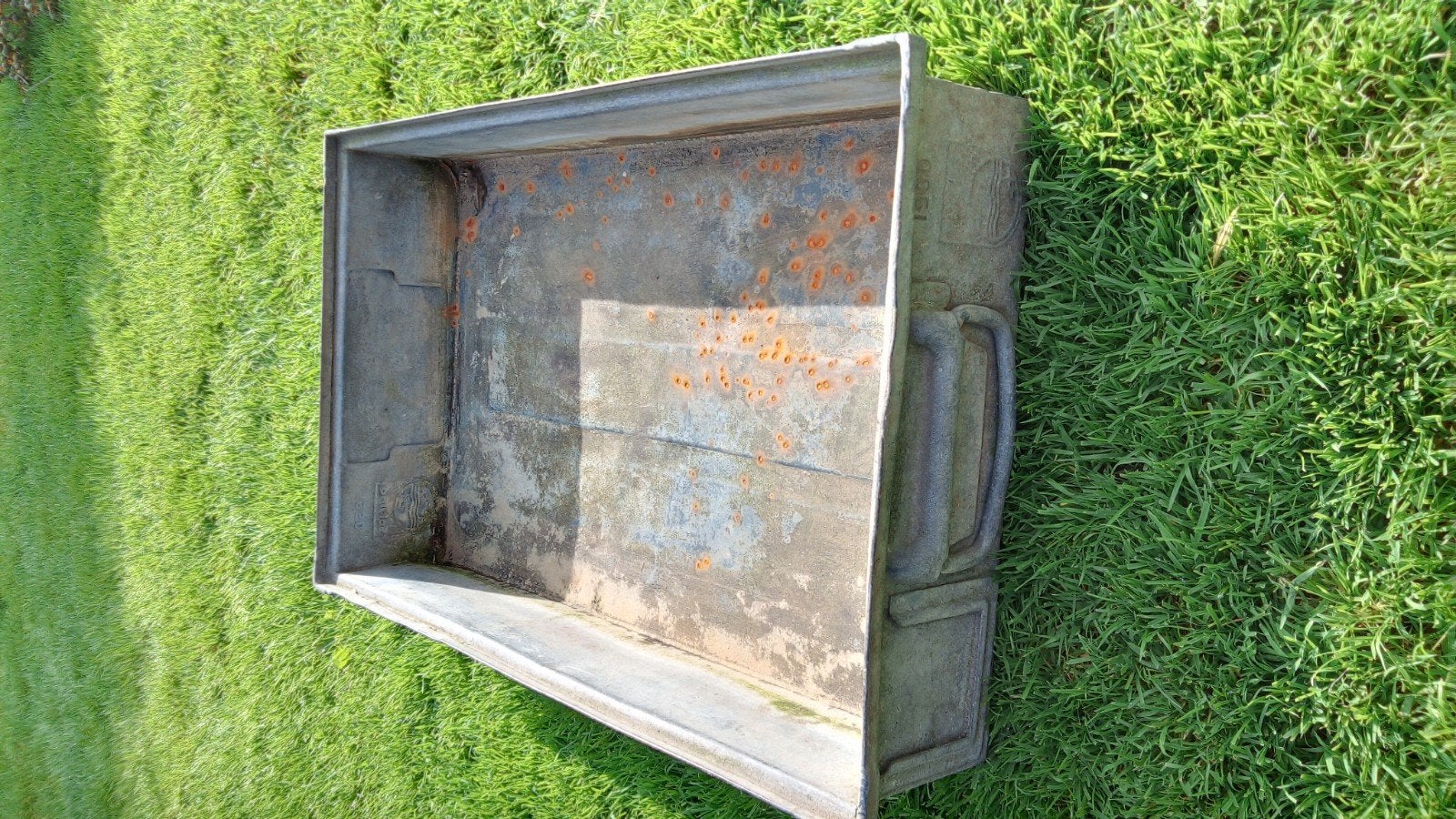 Verzinkte Philips bak 53x35 cm - Jaren '60, Ophalen of Verzenden
