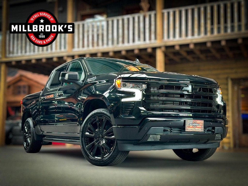 Chevrolet Silverado High Country Black Edition 6.2 V8 420 PK, Automaat, Zwart, Leder, Nieuw