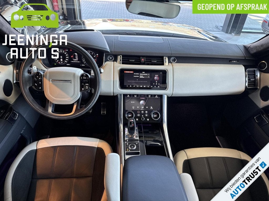 Land Rover Range Rover Sport P400 HST Dynamic Stealth|360Cam, Auto's, Land Rover, Automaat, Gebruikt, Startonderbreker, Bedrijf