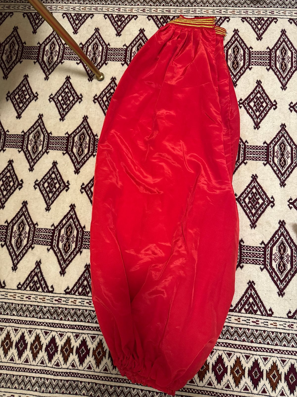 Traditionele Afghaanse jurk met gouden borduursels, Kleding | Dames, Ophalen, Overige typen, Blauw, Maat 42/44 (L)