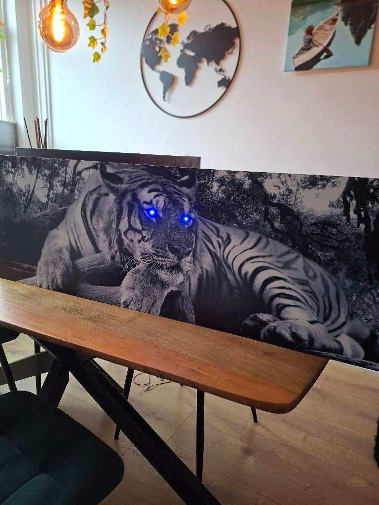 Decopaneel met led verlichting, Ophalen, 30 cm, 90 cm, Hout