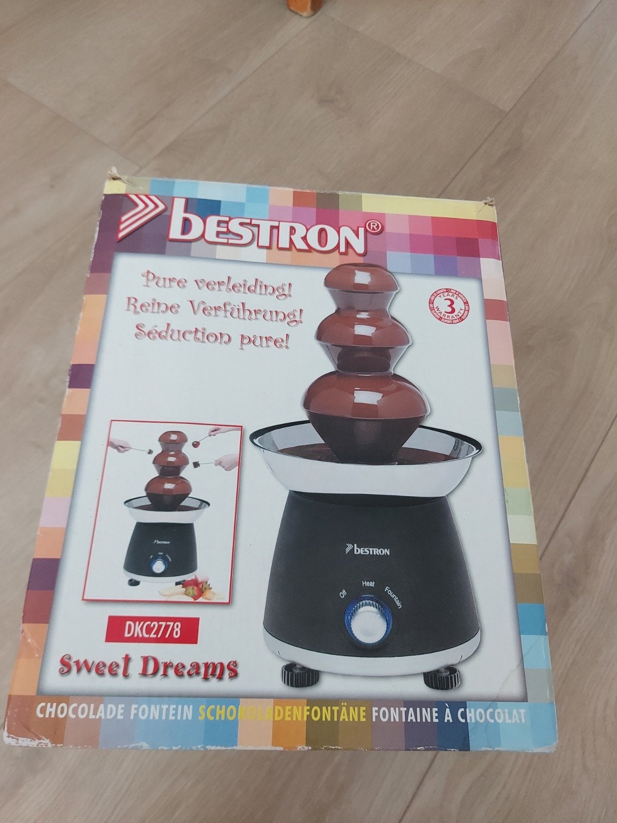 Bestron Chocoladefontein DKC2778 Sweet Dreams, Ophalen of Verzenden, Nieuw