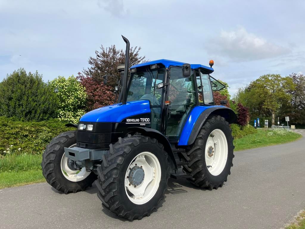Mooie Newholland TS 100 met kenteken te koop, Zakelijke goederen, Agrarisch | Tractoren, 80 tot 120 Pk, Gebruikt, Ophalen of Verzenden