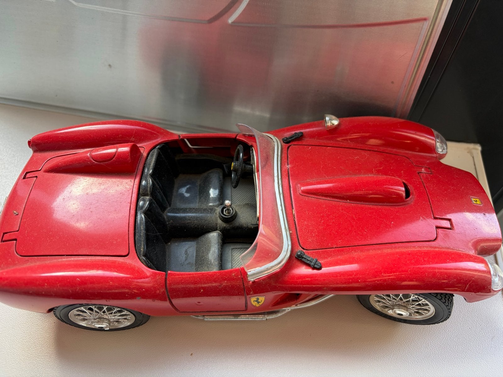 Ferrari 250 Testa Rossa 1957 modelauto 1:18, Hobby en Vrije tijd, Ophalen of Verzenden, Gebruikt, Auto, Bburago
