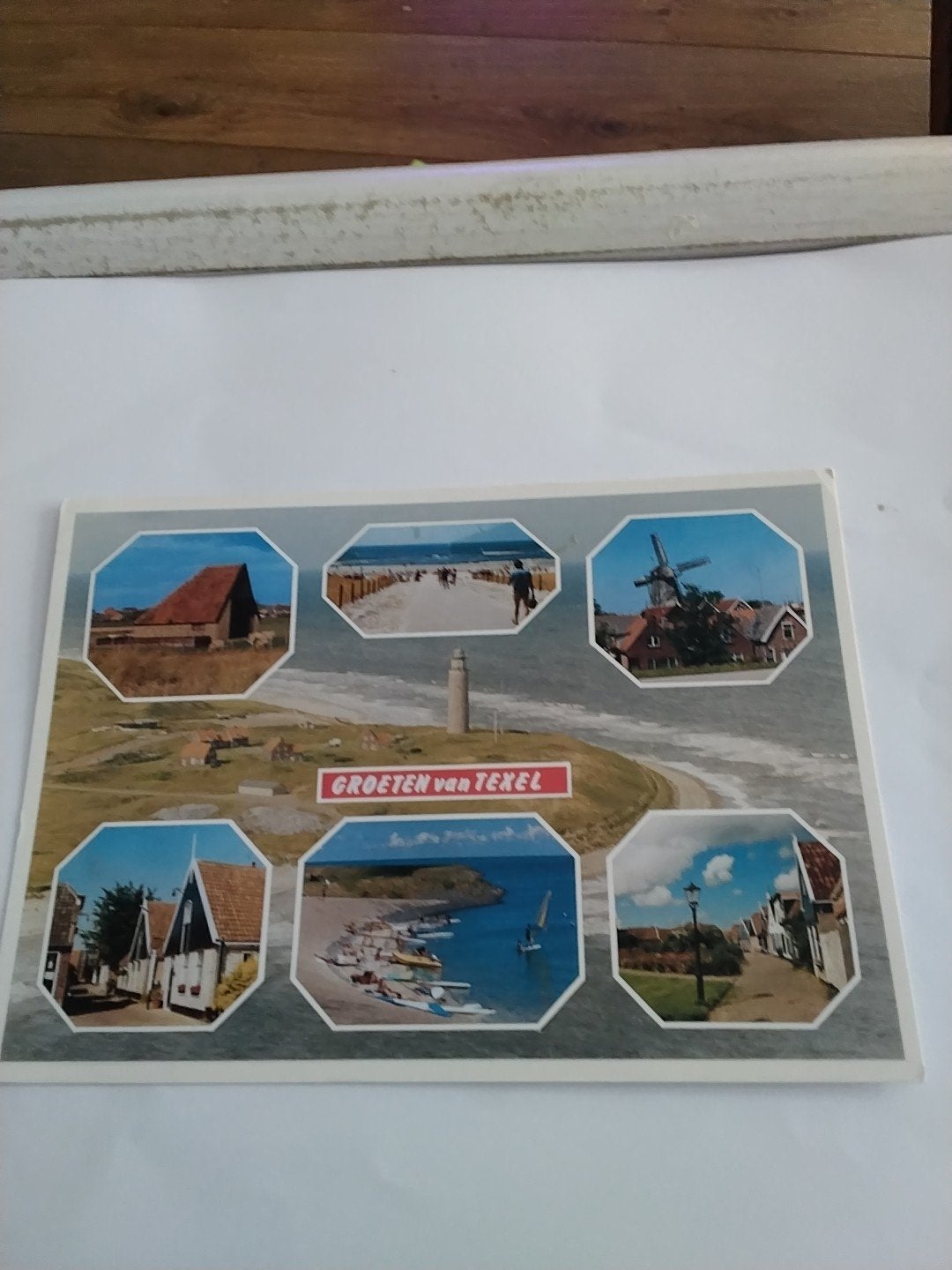 Oude ansichtkaart Texel - Groeten van Texel 1995, Ophalen of Verzenden