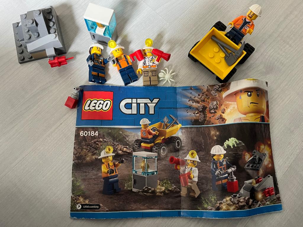 Lego 60184 mijnbouw team, Ophalen of Verzenden, Gebruikt, Lego, City