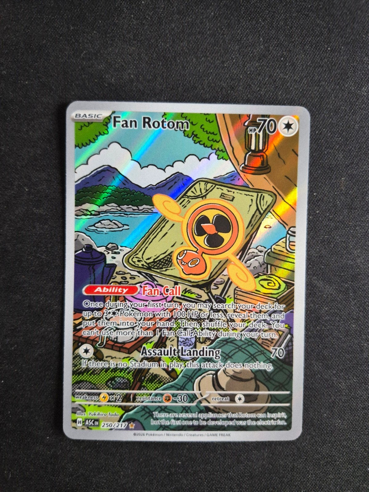 Pokemon Kaart Fan Rotom 250/217, Ophalen of Verzenden, Nieuw, Losse kaart, Foil