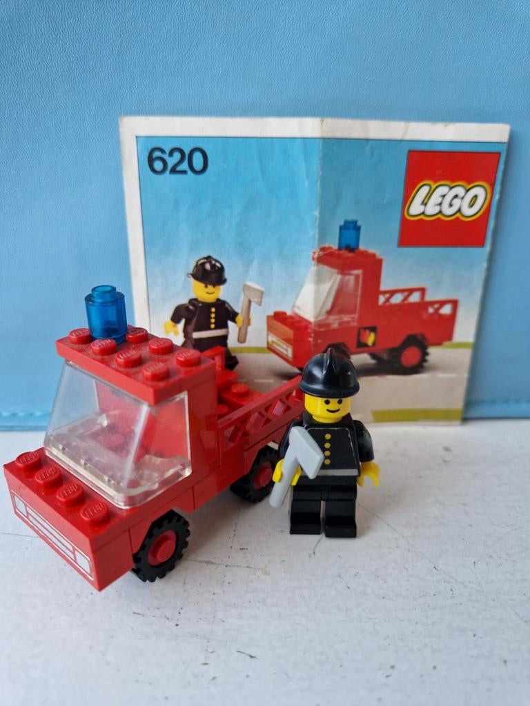 Lego 620 - Fireman's car, Compleet, Gebruikt, Lego, Ophalen of Verzenden