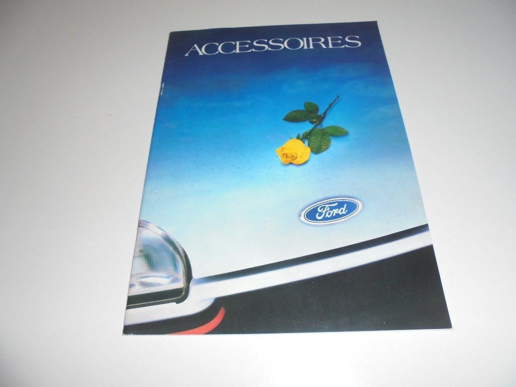 brochure Ford accessoires  1988, Ophalen of Verzenden, Zo goed als nieuw, Ford