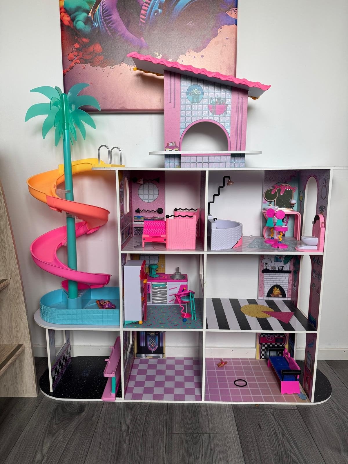 Groot LOL Poppenhuis met diverse accessoires, Ophalen
