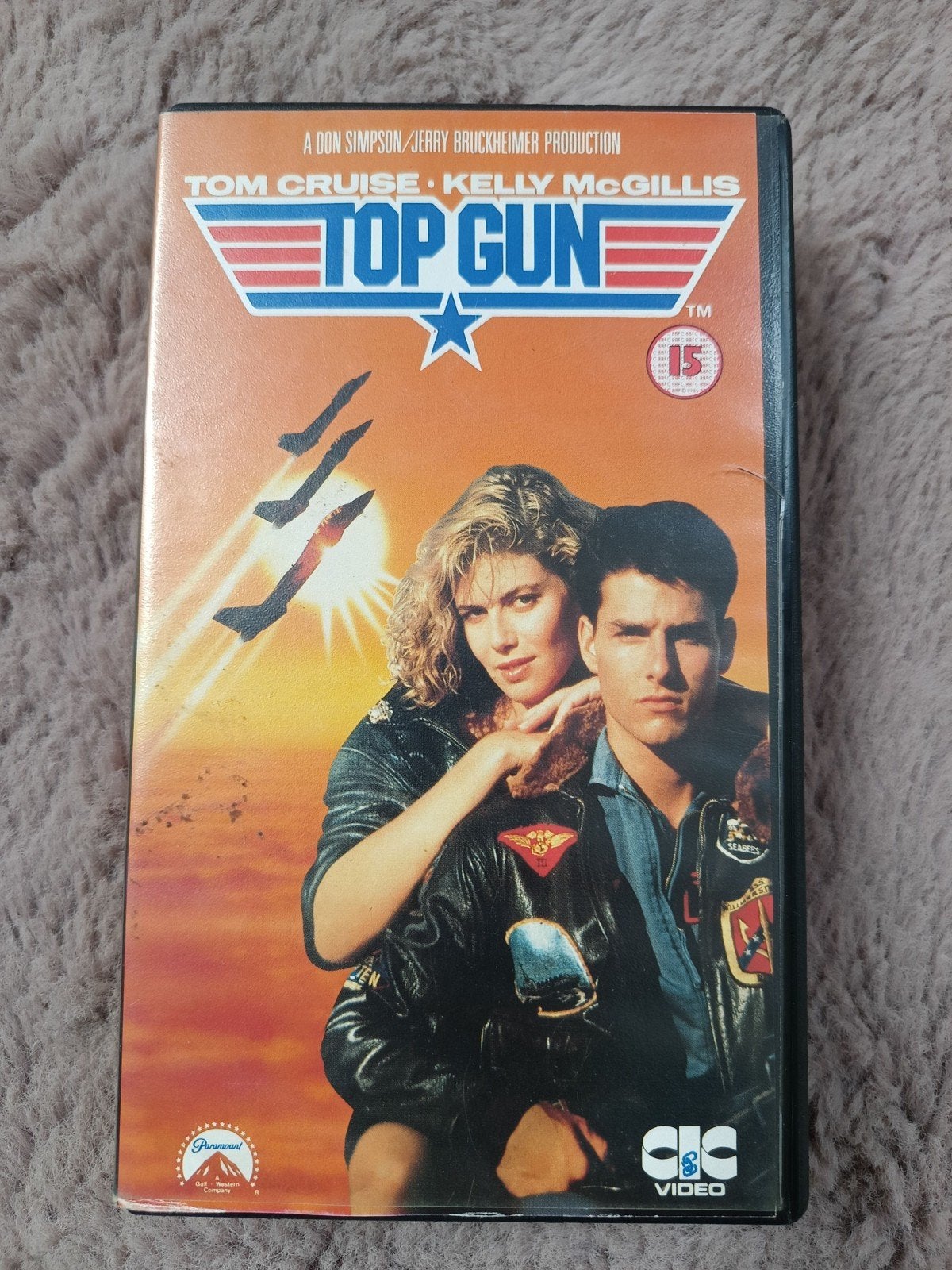 VHS Top Gun (Engelstalig, 1987), Alle leeftijden, Ophalen of Verzenden, Actie en Avontuur, VHS