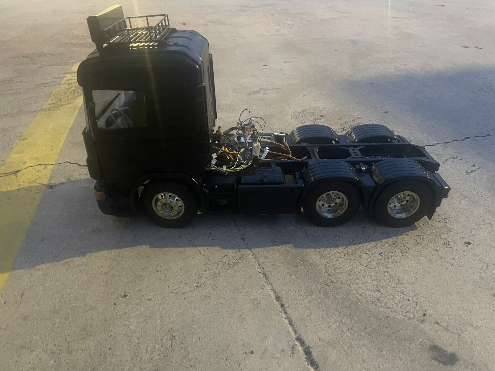 tamiya scania, Ophalen of Verzenden, Zo goed als nieuw