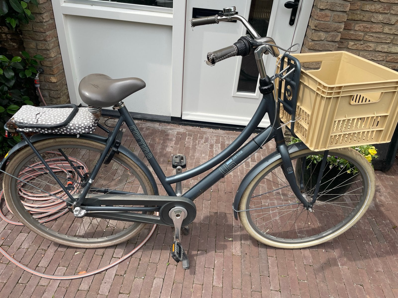 Cortina U6 transportfiets (opknapper), Gebruikt, Versnellingen, Trommelrem, Ophalen
