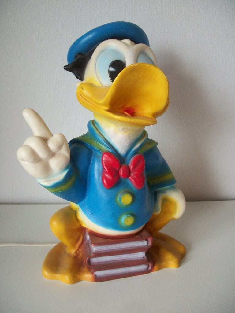 Donald Duck Lamp - Disney - 35 cm hoog - zgan, Verzamelen, Ophalen of Verzenden, Donald Duck, Zo goed als nieuw, Beeldje of Figuurtje