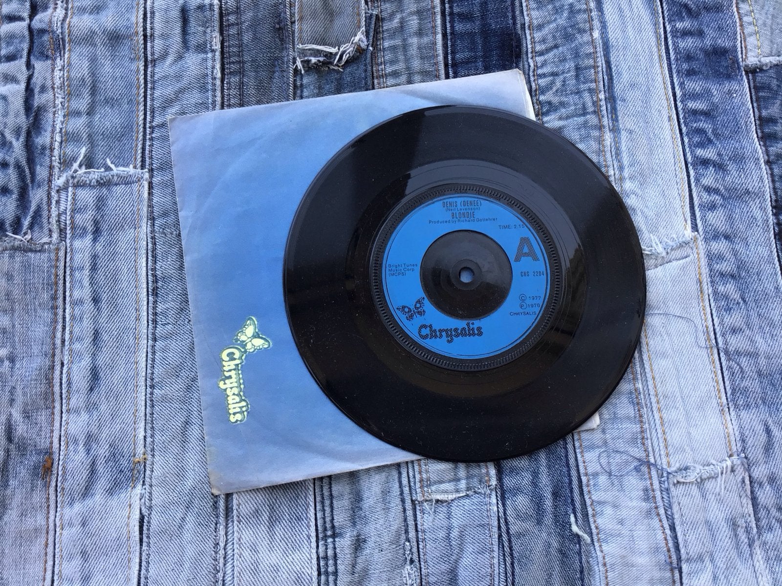 Blondie - denis, Gebruikt, Originele persing, 7 inch, Single