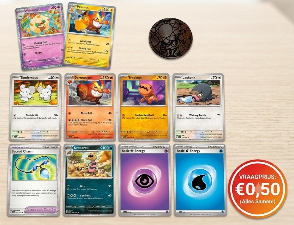 Leuke starter-bundel div pokemon kaarten, Verzenden, Meerdere kaarten, Foil