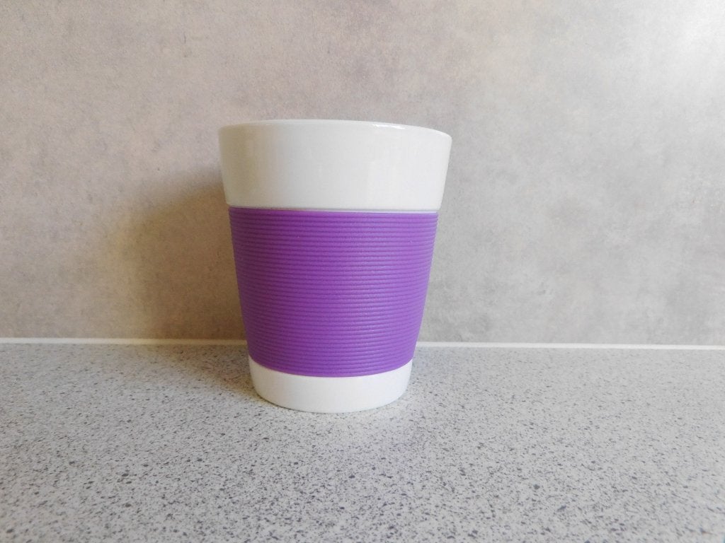 Mok 10x9 cm. Paars Canteen Bodum, Overige merken, Ophalen of Verzenden, Zo goed als nieuw, Overige stijlen