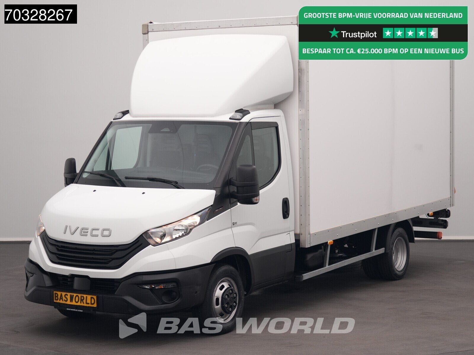 Iveco Daily 35C16 3.0L Laadklep NEW MODEL Dubbellucht 160PK, Auto's, Stof, Gebruikt, Euro 6, 4 cilinders