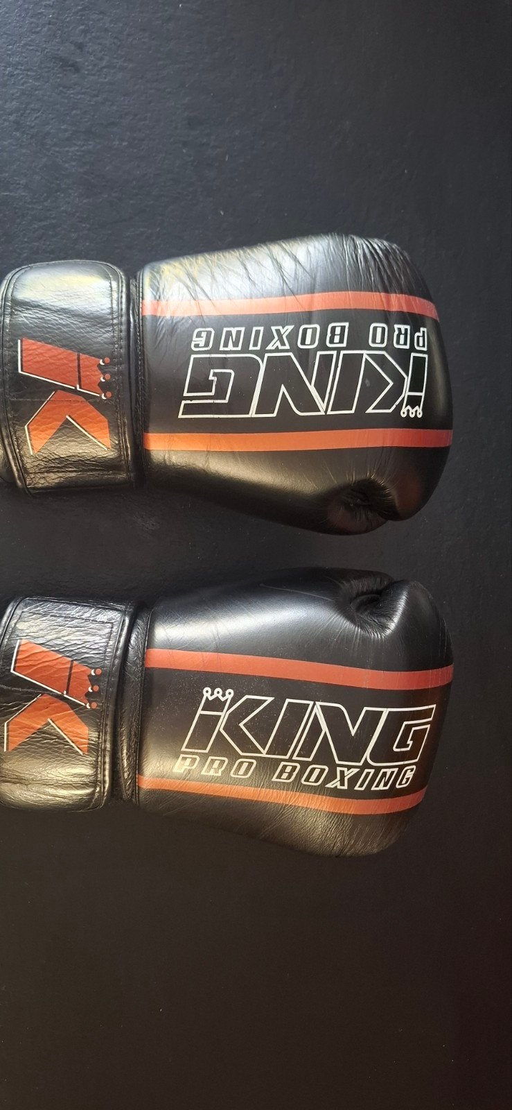 King Pro Boxing bokshandschoenen - Gebruikt, Ophalen of Verzenden, Gebruikt, Overige, Vechtsportbescherming