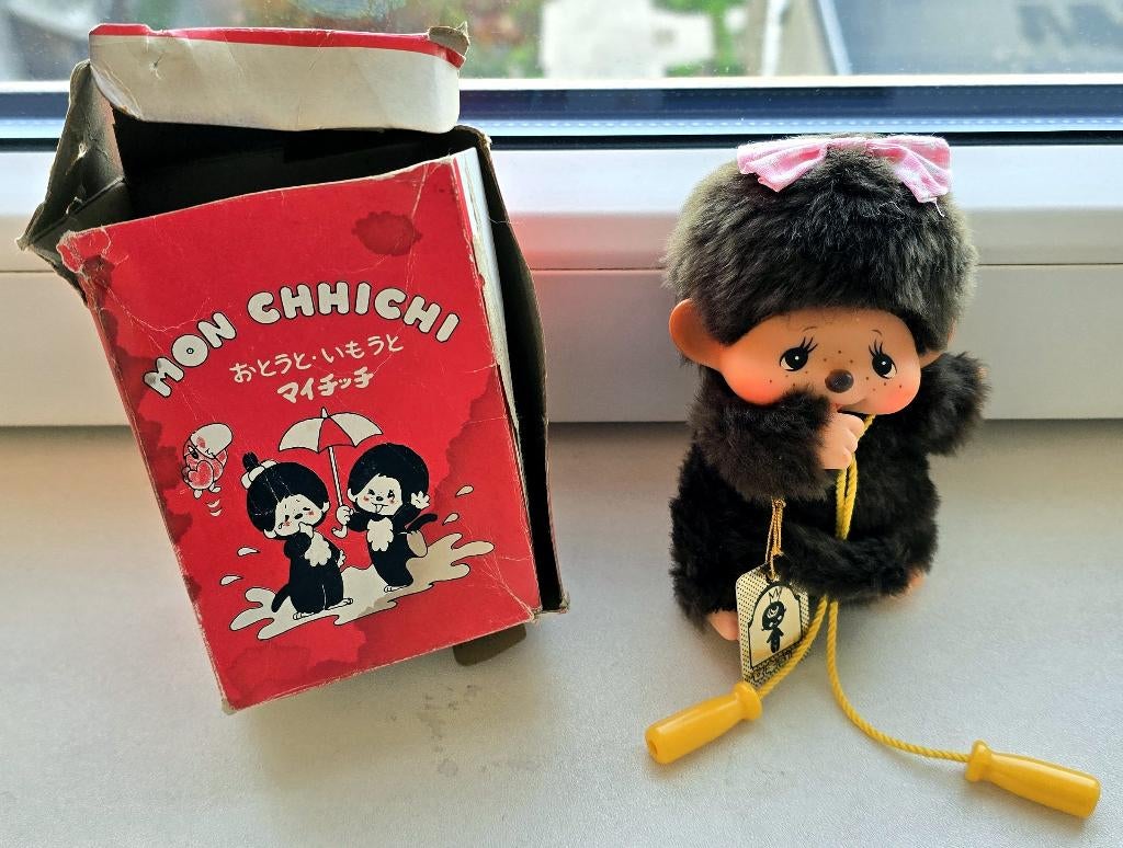 Vintage Mon ChhiChi pop, Verzamelen, Poppen, Zo goed als nieuw, Pop, Ophalen of Verzenden