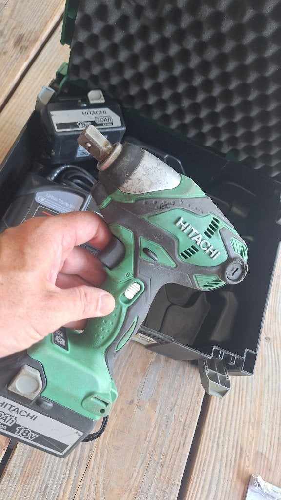 Hitachi Hikoki W18DSDL Accu Slagmoersleutel slagmoermachine, ., Ophalen of Verzenden, Zo goed als nieuw, .