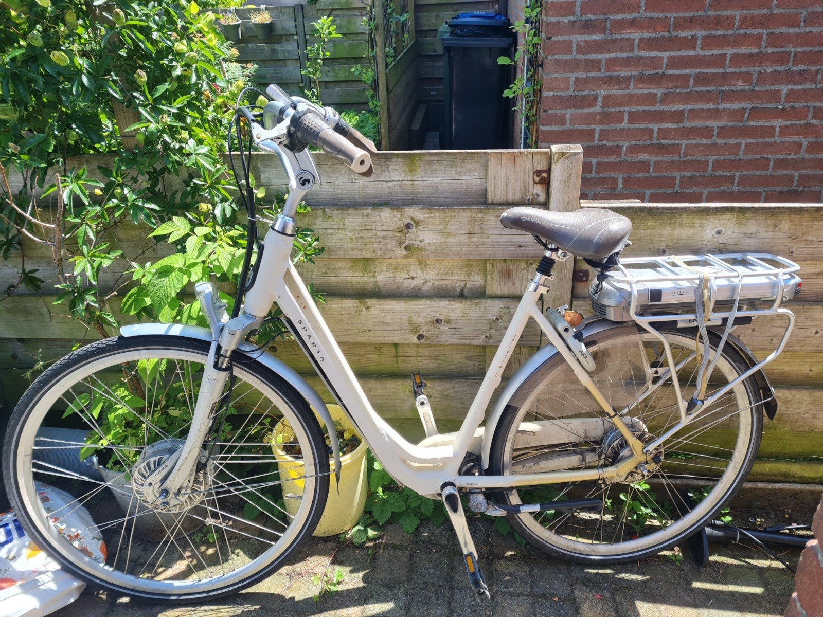 Sparta C5 met kapotte voorwielmotor, Fietsen en Brommers, Ophalen, 2 zitjes, Gebruikt, Sparta
